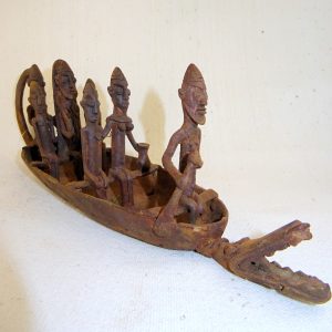 MALI, Dogon, Krokodilboot