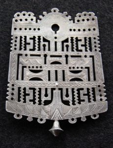 NIGER, Silber-Pendatif